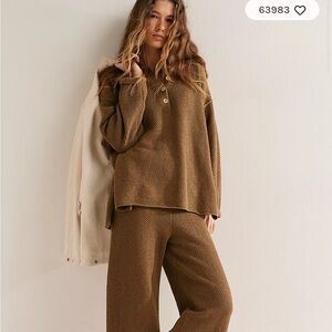 Free people Hailee sweater set